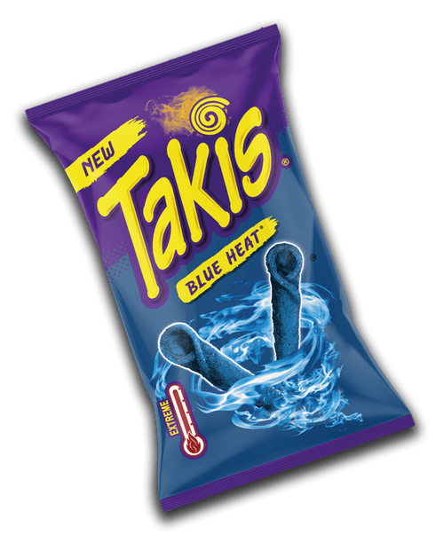 Takis Blue Heat packaging