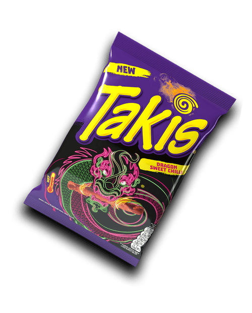 Takis Dragon Sweet Chilli packaging