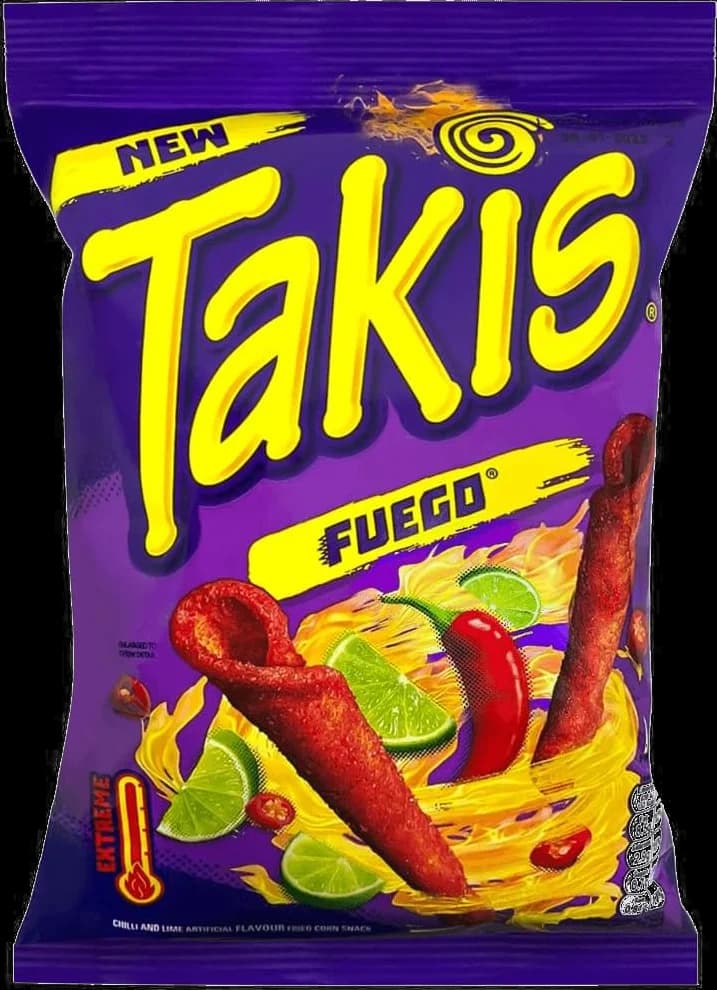 Takis Fuego packaging