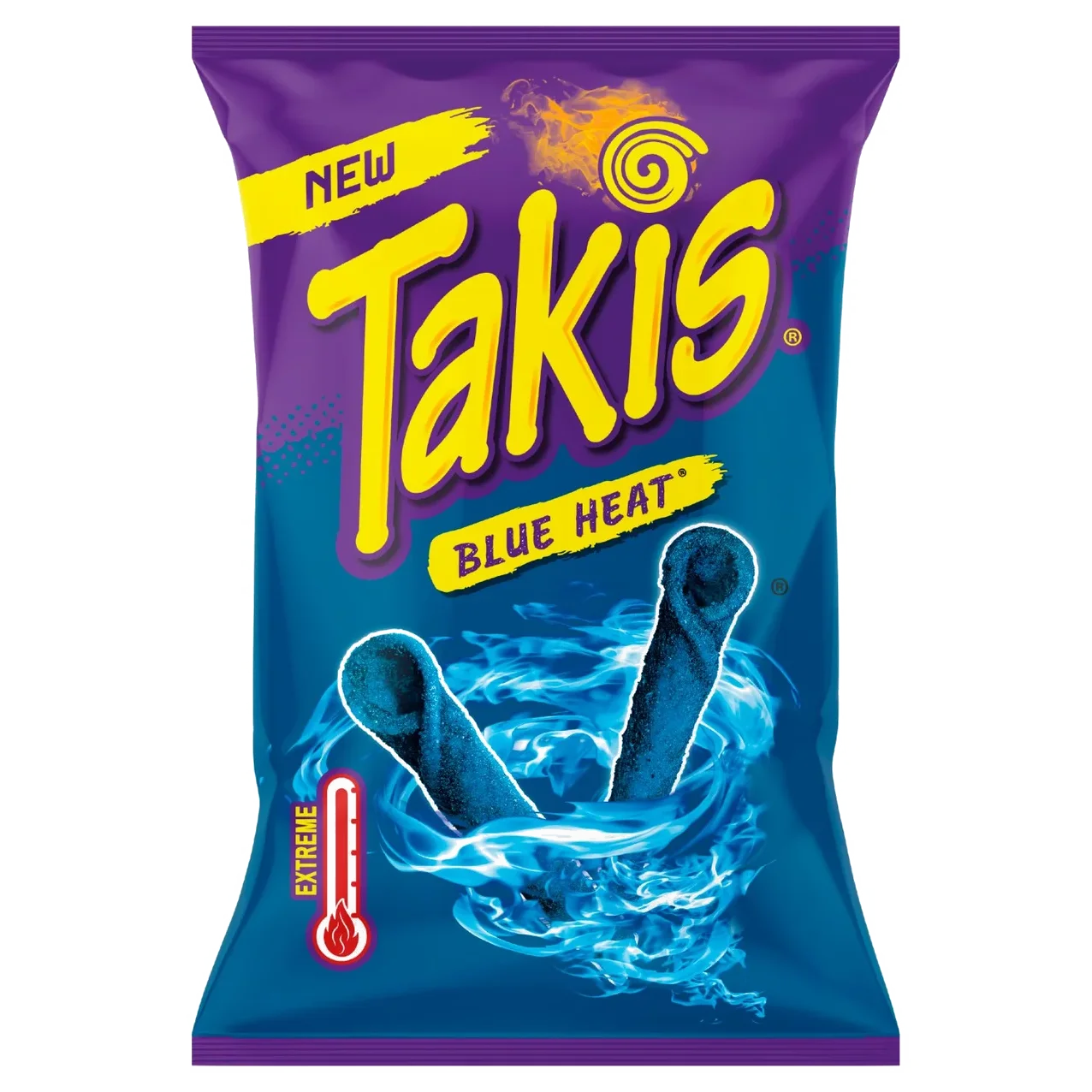 Takis Blue Heat packaging