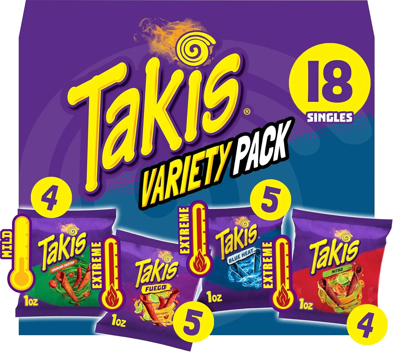 Takis 18-bag variety pack