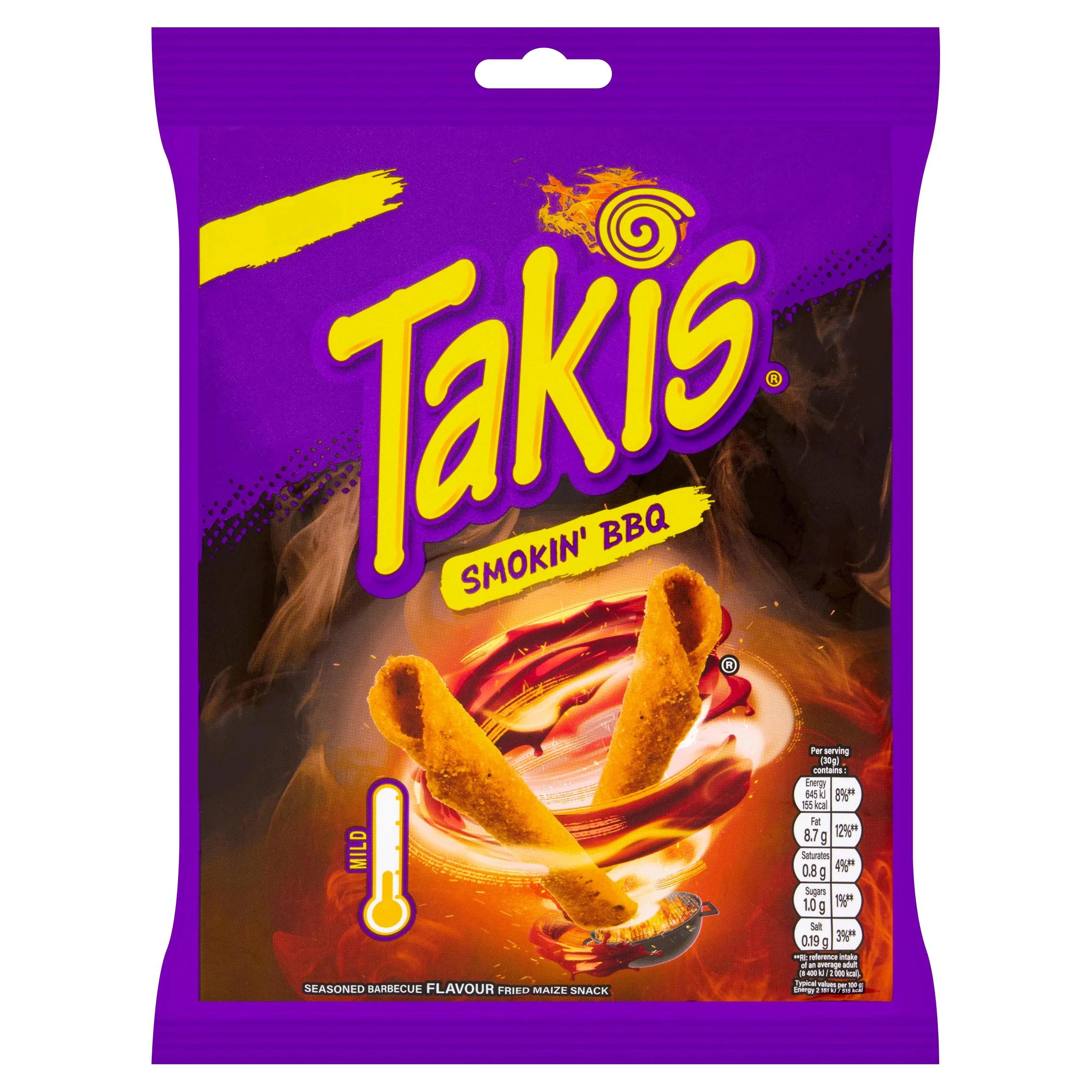 Takis Smokin' BBQ packaging