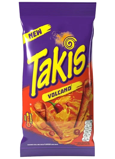 Takis Volcano packaging