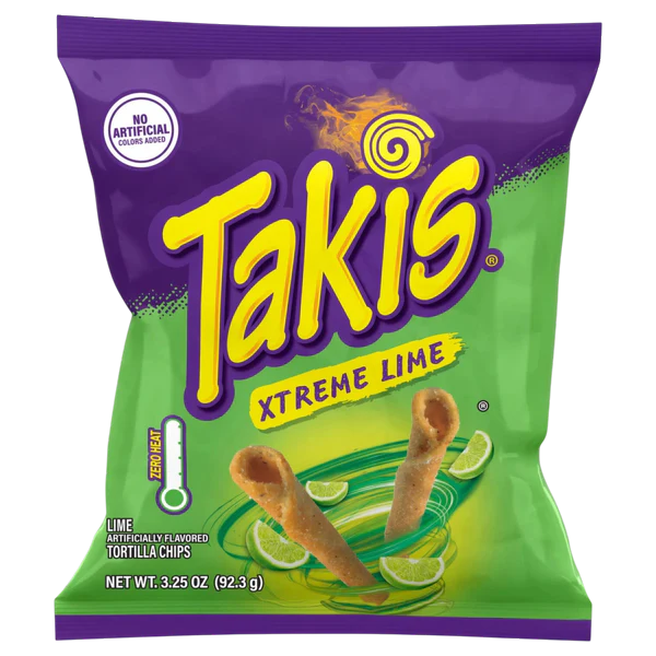 Takis Xtreme Lime packaging